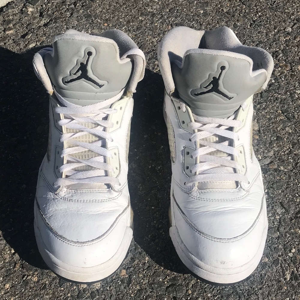 Jordan 5 Retro Metallic White (2015) Size 10.5